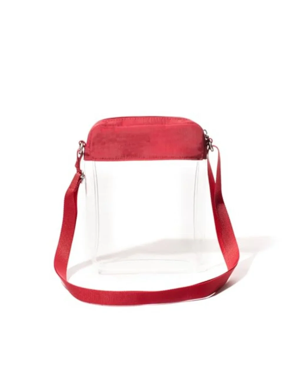 Clear Crossbody Bag Lightweight Adjustable Strap Water-Resistant